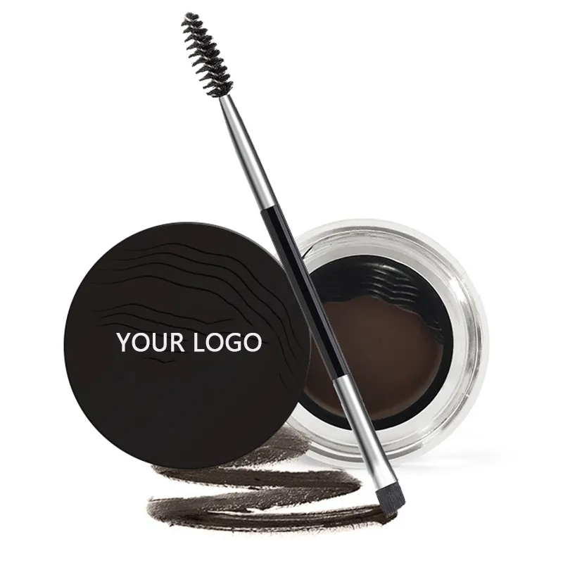 Colorful Luxury Long Lasting Makeup Kit Eyebrow Gel With Brow Brush Brow Pomade Private Label Eyebrow Pomade