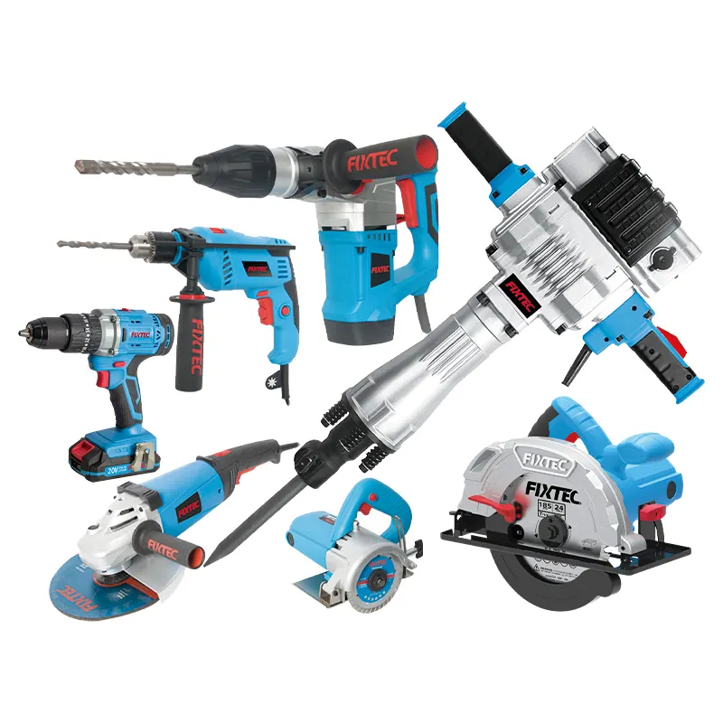 FIXTEC Hardware Tools Power Works Cordless Tools Set Combo Electrician Tool Kit