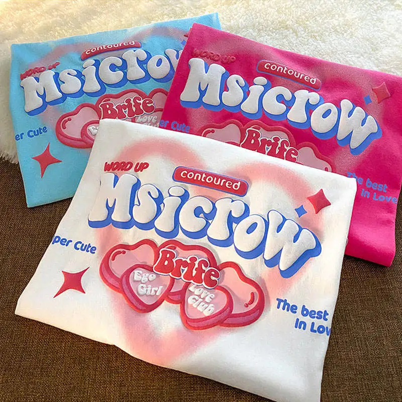 Plus Size Short Sleeve Custom Casual Round Neck Silver 3D Foam For Puff Print Heavy Tee 100% Cotton Material Shirt For Men