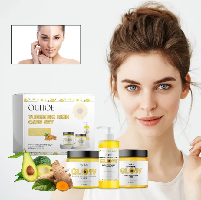 Cosmetics OEM Beauty Personal Care Products Turmeric Deep Hydrating Face Skin Care