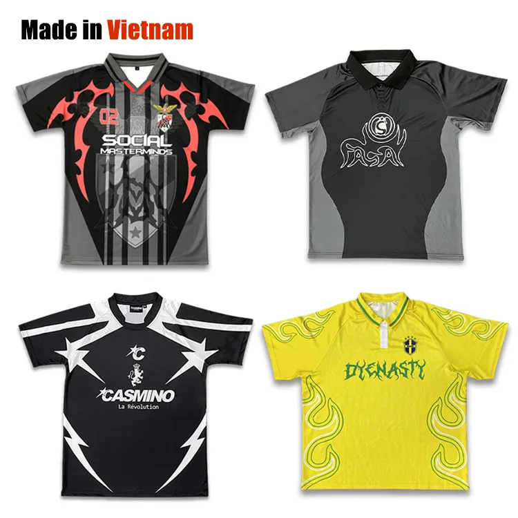 Vintage V Neck Football Shirt Cheap Custom New Design Mens Soccer Jersey