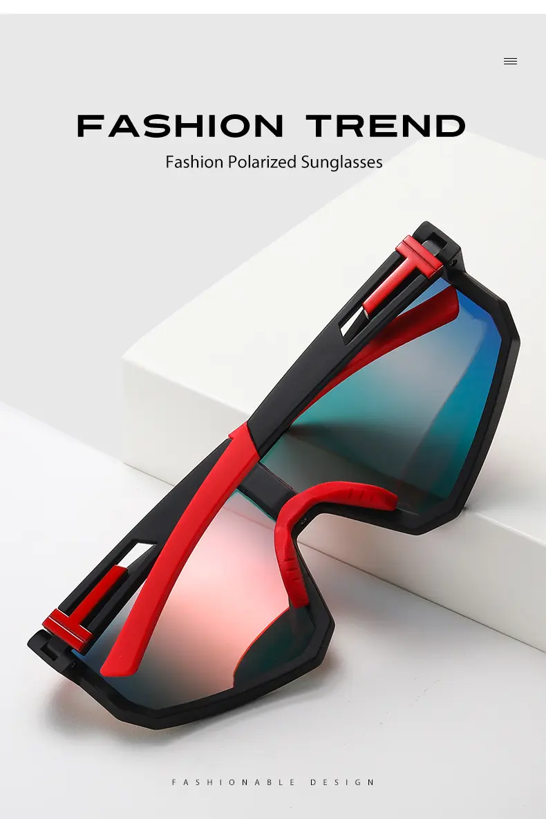 Fashion Hign End TAC Outdoor Sport Sunglasses Custom Logo Mens Baseball Cycling Sports Sunglasses Polarized for Men