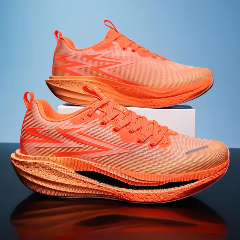 Greatshoes Men's High Quality Customizable Comfortable Running Shoes Fashion Orange Sports Shoes for Summer & Spring