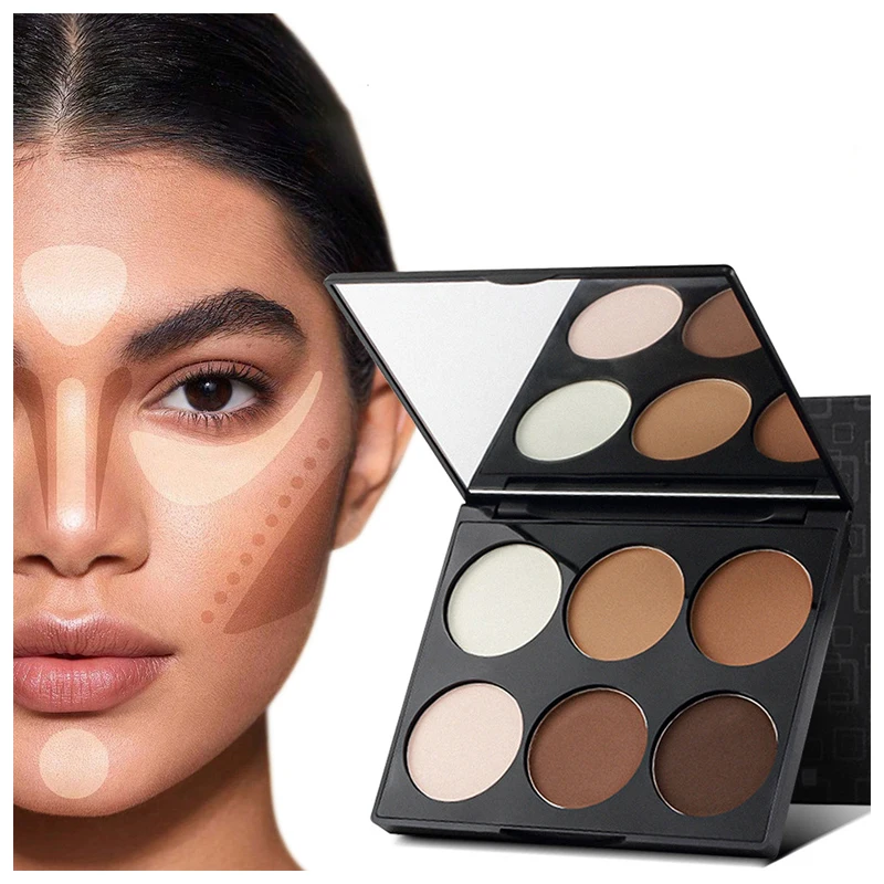 Cosmetic powder 3D brightening highlight shadow combination cosmetic powder