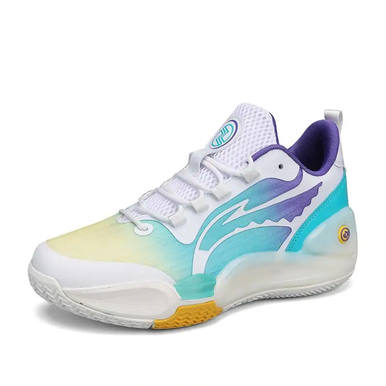 Men's Women's Basketball Shoes Mid-Top Lace Boots Sneakers Air Mesh Fabric Breathable Outdoor Sports for Autumn Spring Summer