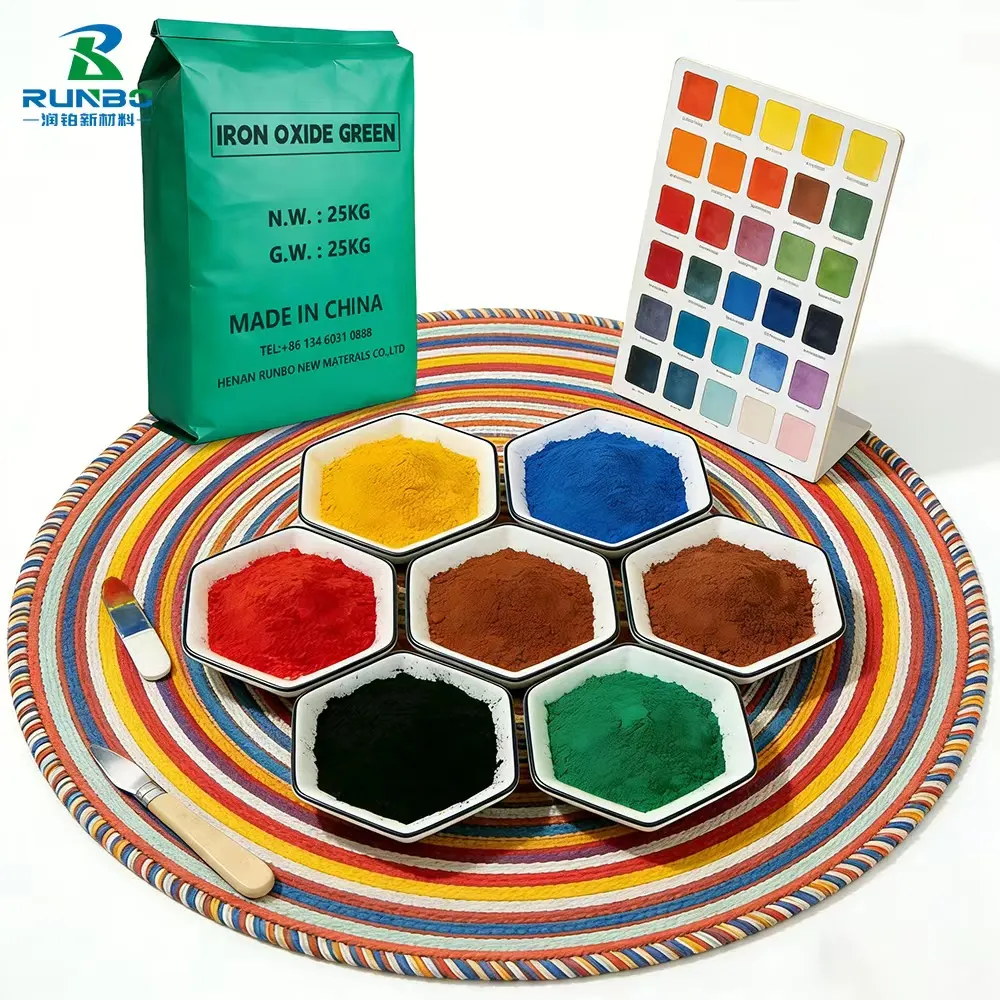 High-Purity Iron Oxide Pigments Cosmetic-Grade Inorganic Pigments Minimum Order Quantity 1 kg