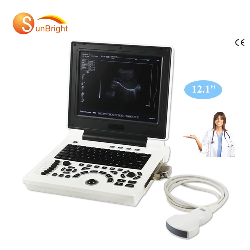 Low Price Mini Laptop New Full Digital Portable Ultrasound Machine/Ultrasonic Scanner Machine