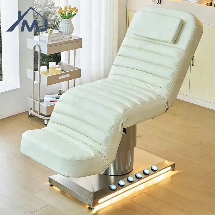 Beauty Salon Furniture Facial Spa Cosmetic Treatment Chair Electric Lash Bed With Motors