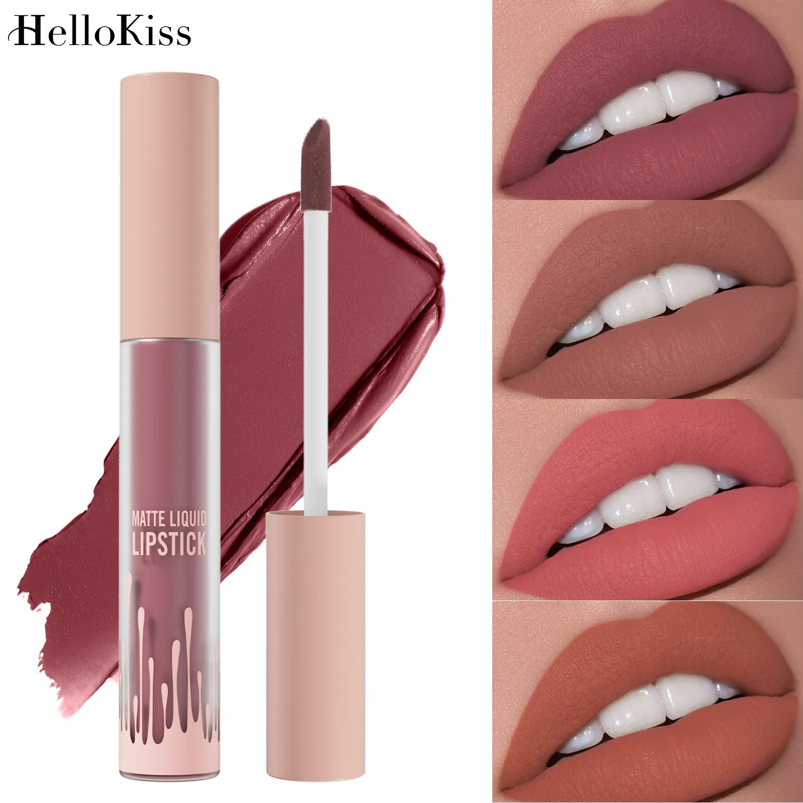 New Liquid Matte Lipstick Long Lasting Pigment Waterproof Lipsticks With 4 Colors