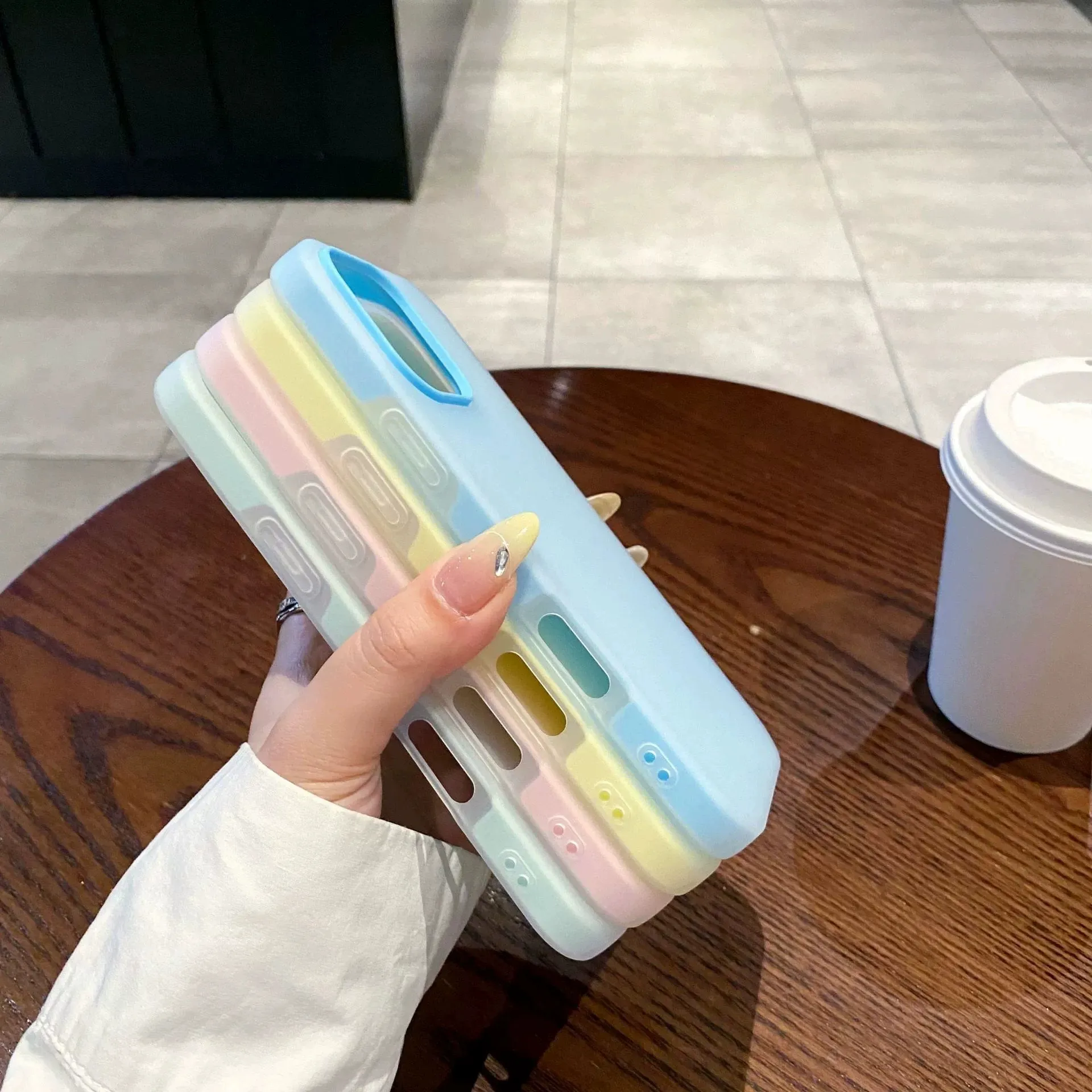 2 in 1 Soft Jelly PC Phone Case for IPhone 11 to 17 Pro Max Candy Color Matte Jelly Back Cover Mobile Phone Cases