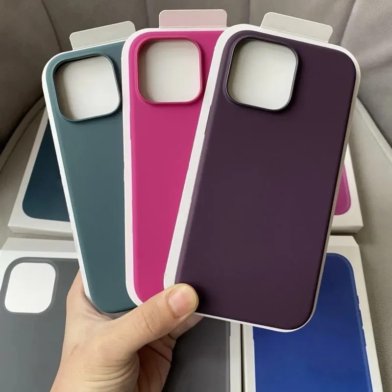 Magnetic Mobile Phone Protective Cases Phone Back Shockproof Cover Liquid Silicone Case for iPhone 16 Pro Max Camera Control