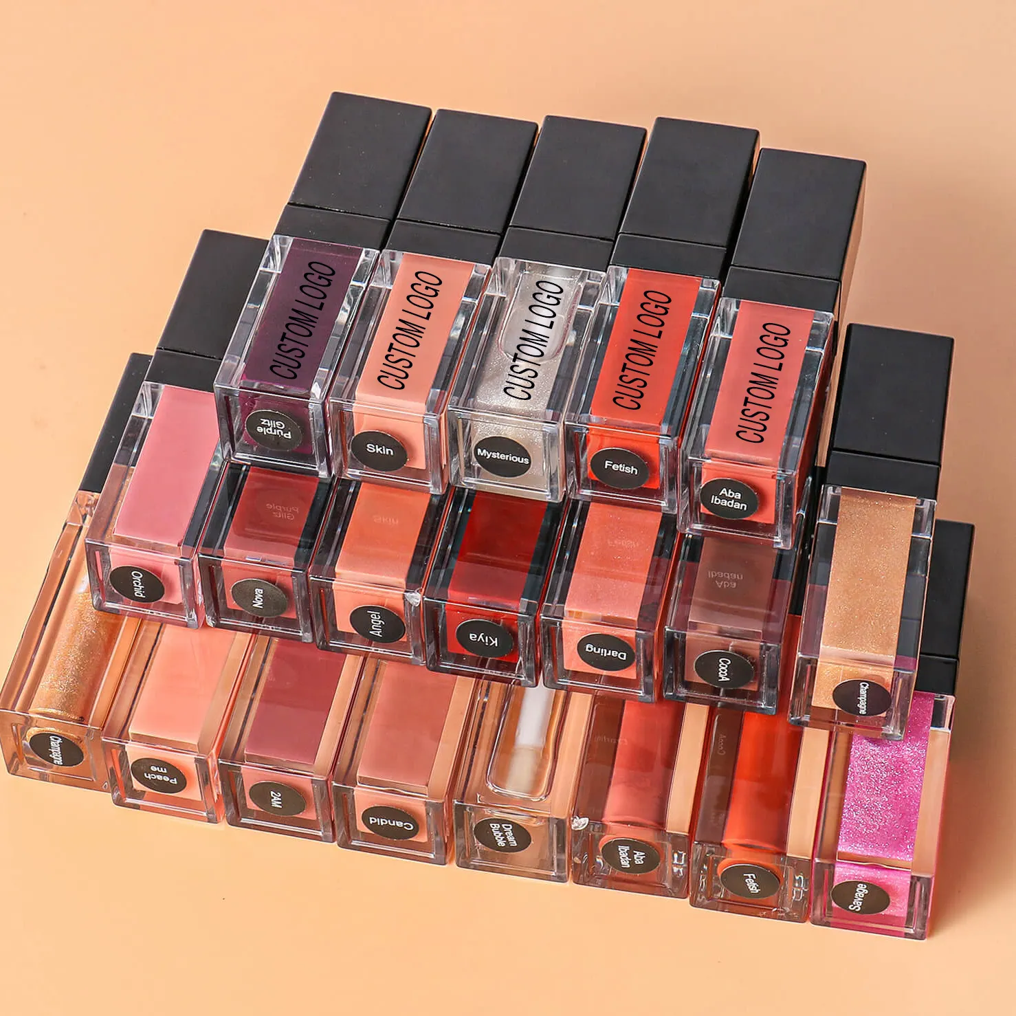 Private Label Makeup Liquid Lipstick Vegan Moisturizing Long Lasting Waterproof Matte Lip Gloss