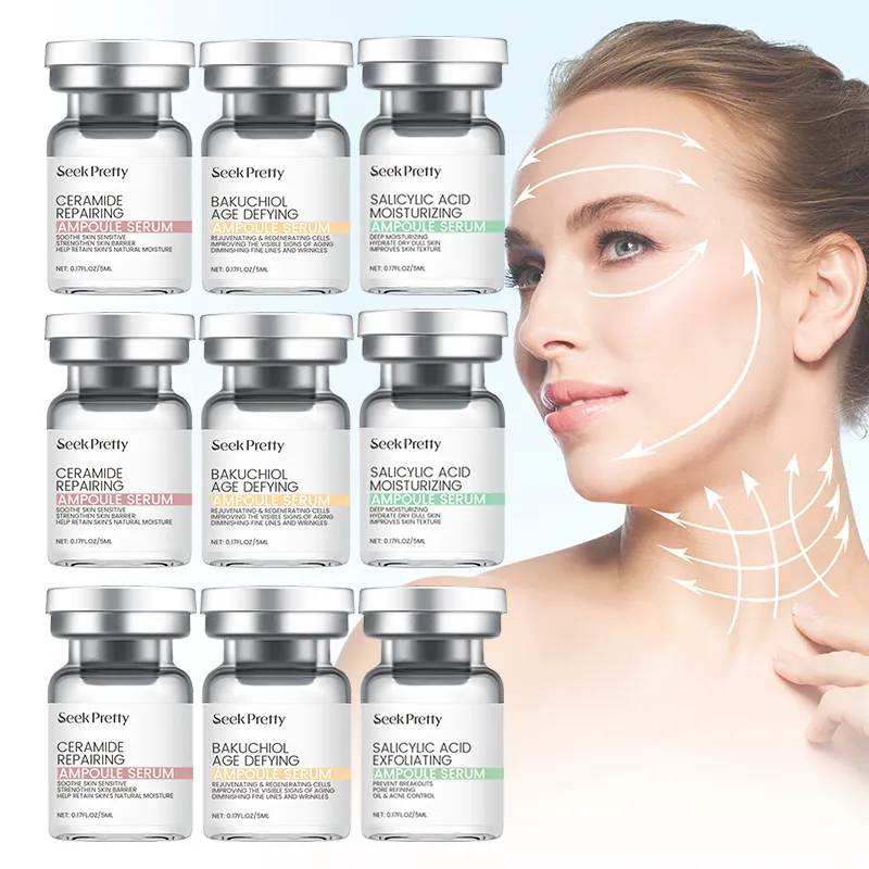 High Quality Facial Korean Salicylic Acid Anti Acne Skin Repairing Face Skin Care Microneedling Serum for Home Use