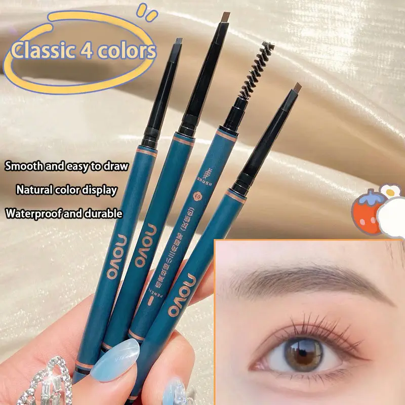 NOVO Cosmetics Manufacturers Wholesale Waterproof Eyebrow Makeup Eyebrow Pencil Natural Waterproof Eyebrow Pencil Private Label