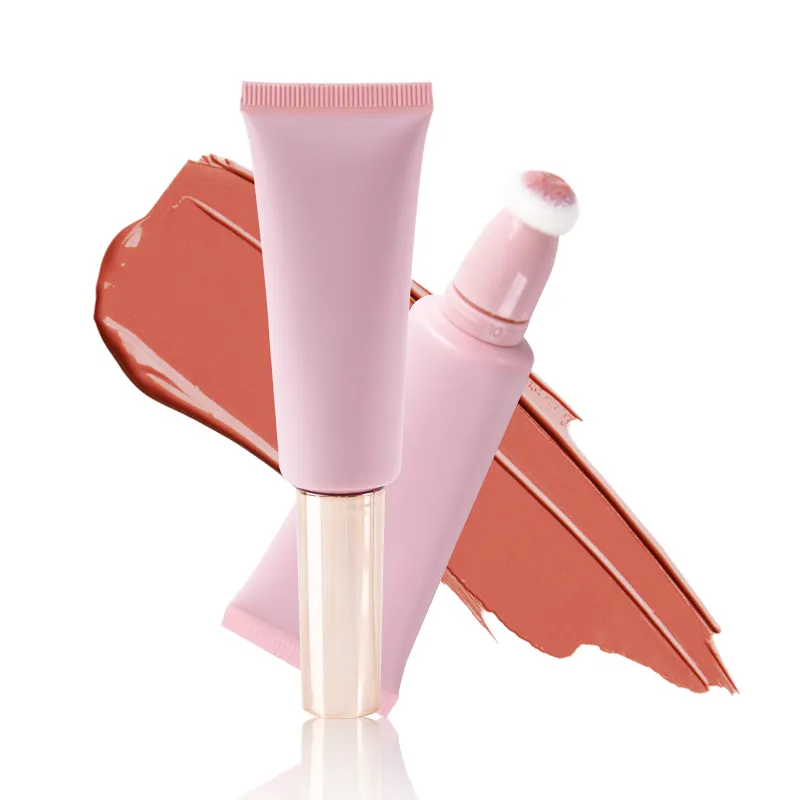 Liquid Blush Custom Logo Face Blush Tint Cream Blusher Waterproof Vegan Pigmented Ingredients