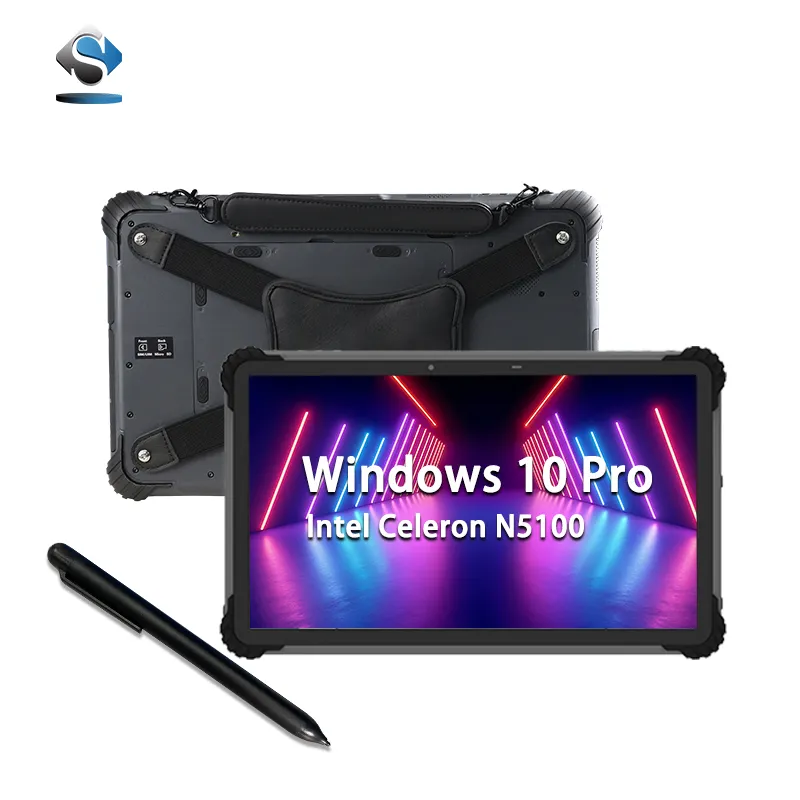 Sincoole ST13J Rugged Tablet 13 Inch 13.3" Windows 11 Pro Tablet Intel N5100 IP65 Waterproof 8000mAh for High-end Manufacturing