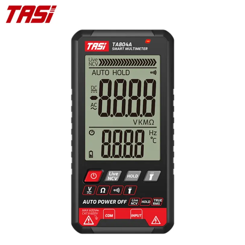 TASI TA804A Smart Intelligent Digital Multimeter 6000 Counts Large Screen Automatic Display High-Precision High-Count Multimeter