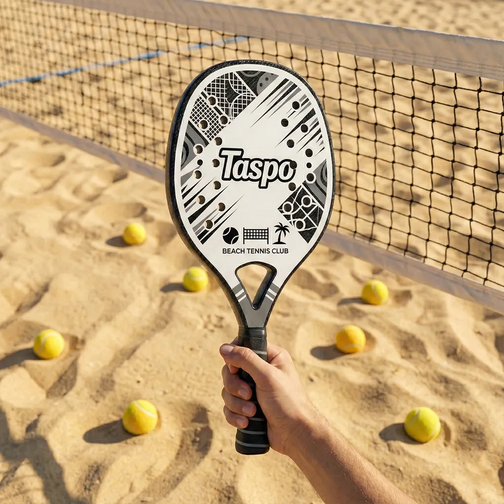 2026 New Tech High Quality Custom Logo Carbon Fiber Sand Grit Beach Tennis Paddle Racket Tennis Racket Racket Beach Tennis