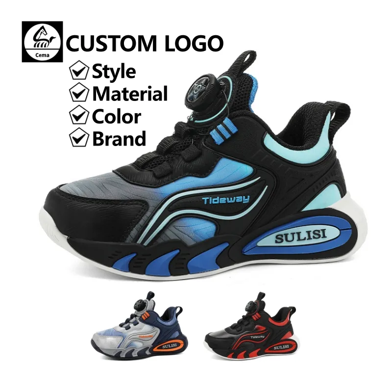 Cema Children Sport Shoes Jinjiang Affordable New Fashion Children's Sports Shoes Autumn Boys' Casual Sneakers