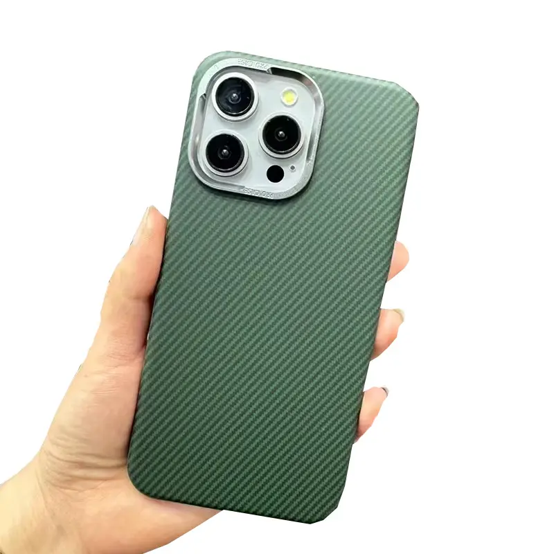 Mobile Phone Case for iPhone 15 Aramid Protective Cover Luxury Shockproof Phone Case