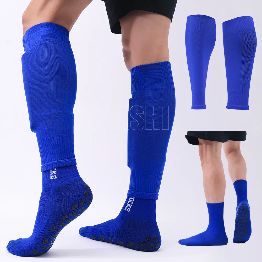 Non Slip Sport Soccer Socks Anti Slip Football Grip Socks Unisex Athletic Sports Socks With Rubber Dots