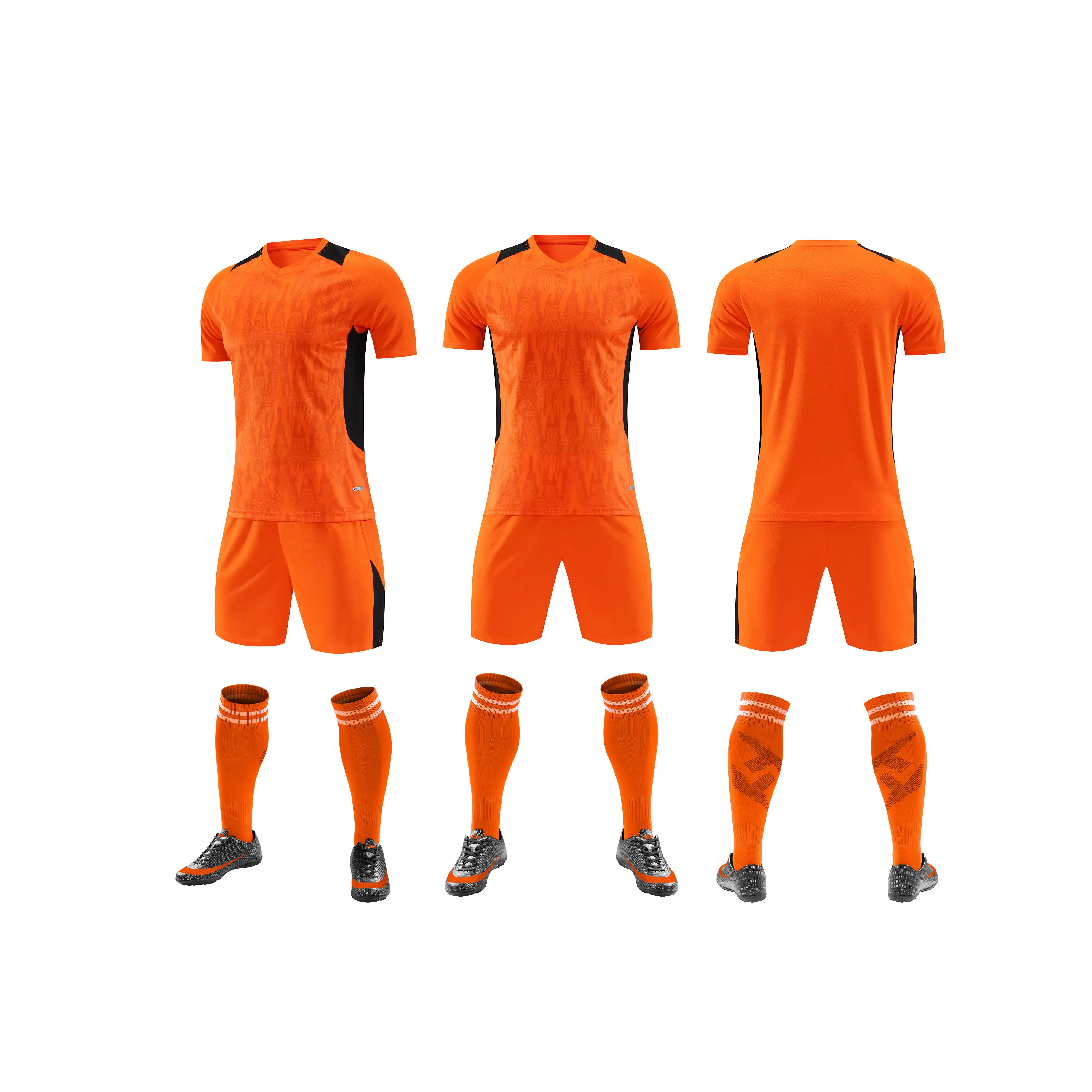 2024 New Design Breathable Soccer Jersey for Men - Lightweight Quick Dry Football Shirt with Mesh Panels