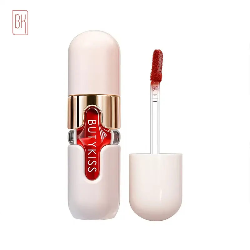 BUTYKISS Cosmetics Long Lasting Mineral Liquid Lip Gloss Makeup Cloud Feel Glossy Moisturizing Lip Color Matte Non-Drying