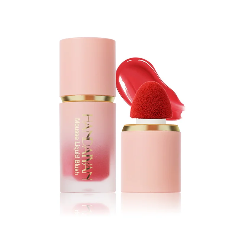 Wholesale 6 Colors Face Cosmetic Blusher Natural Matte High Pigment Waterproof Long Lasting Cheek Makeup Liquid Blush