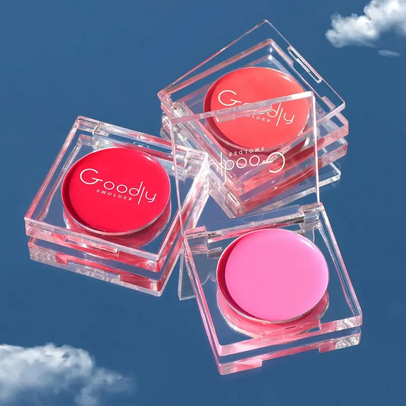 Goodly Cosmetics Wholesale Makeup Natural Beautiful Lightweight Buildable Cream Cheek Customer Brand Cream Blush