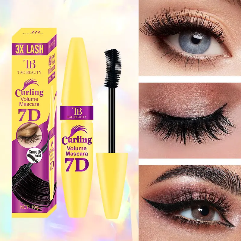 TAO BEAUTY Mascara Slim Long Dense Quick Dry Waterproof Long Lasting Styling 7D Mascara