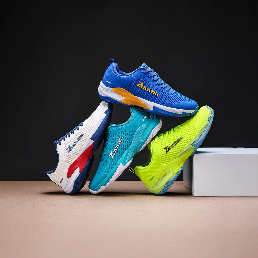 Versatile Training Casual Tennis Shoes for Men Women Custom Badminton/Pickleball Shoes with Non-Slip Shock-Absorbing Features