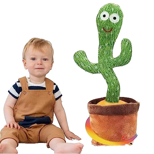 LINDA Toy Spot Wholesale Hot New Products Talking Desert Cactus Toys 120 Singing Song Dancing Cactus Bailarin Kids Toys