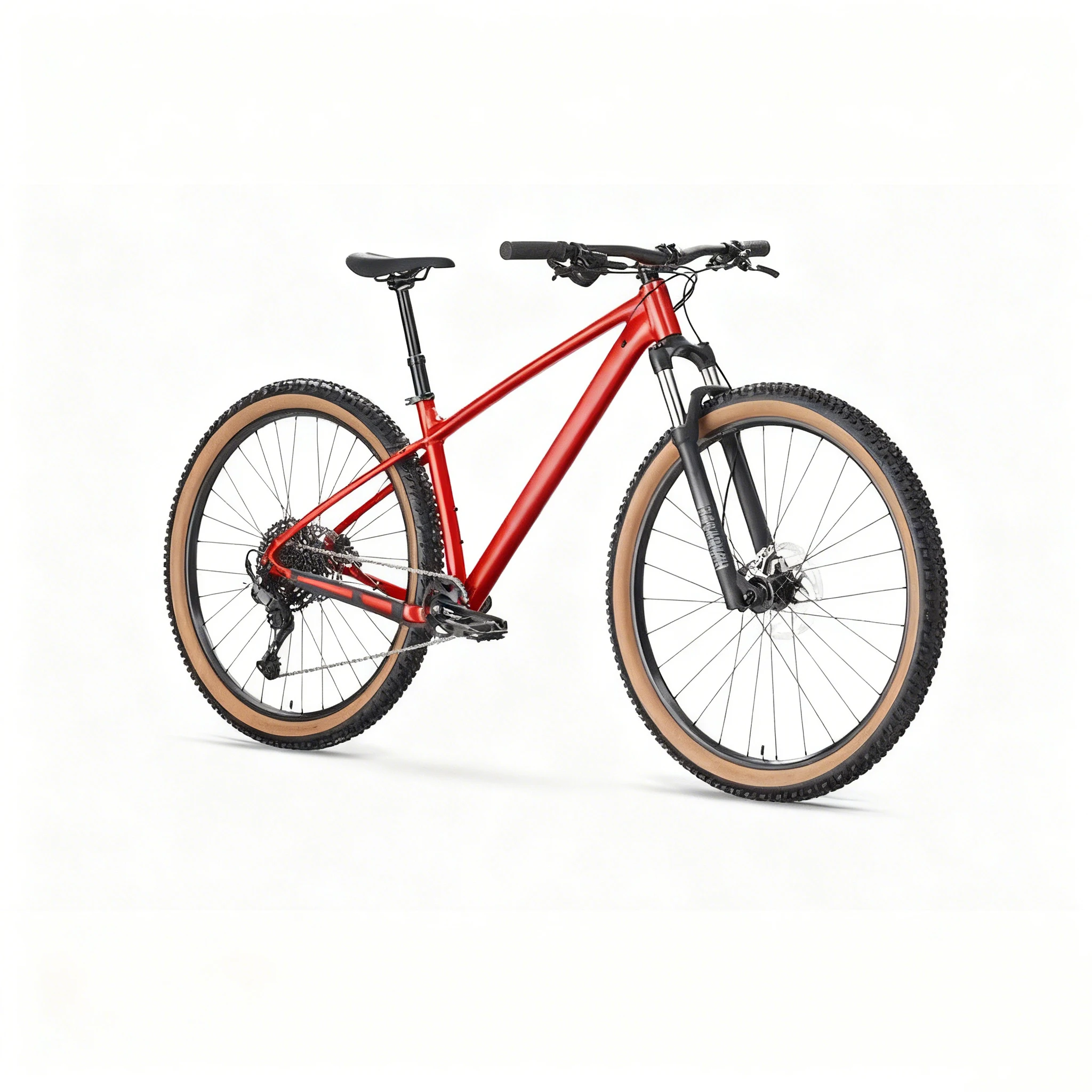 Mountain Bike Carbon Fiber Shock-absorbing Speed Racing Bike with Hydraulic Disc Brakes Off-Road Softtail