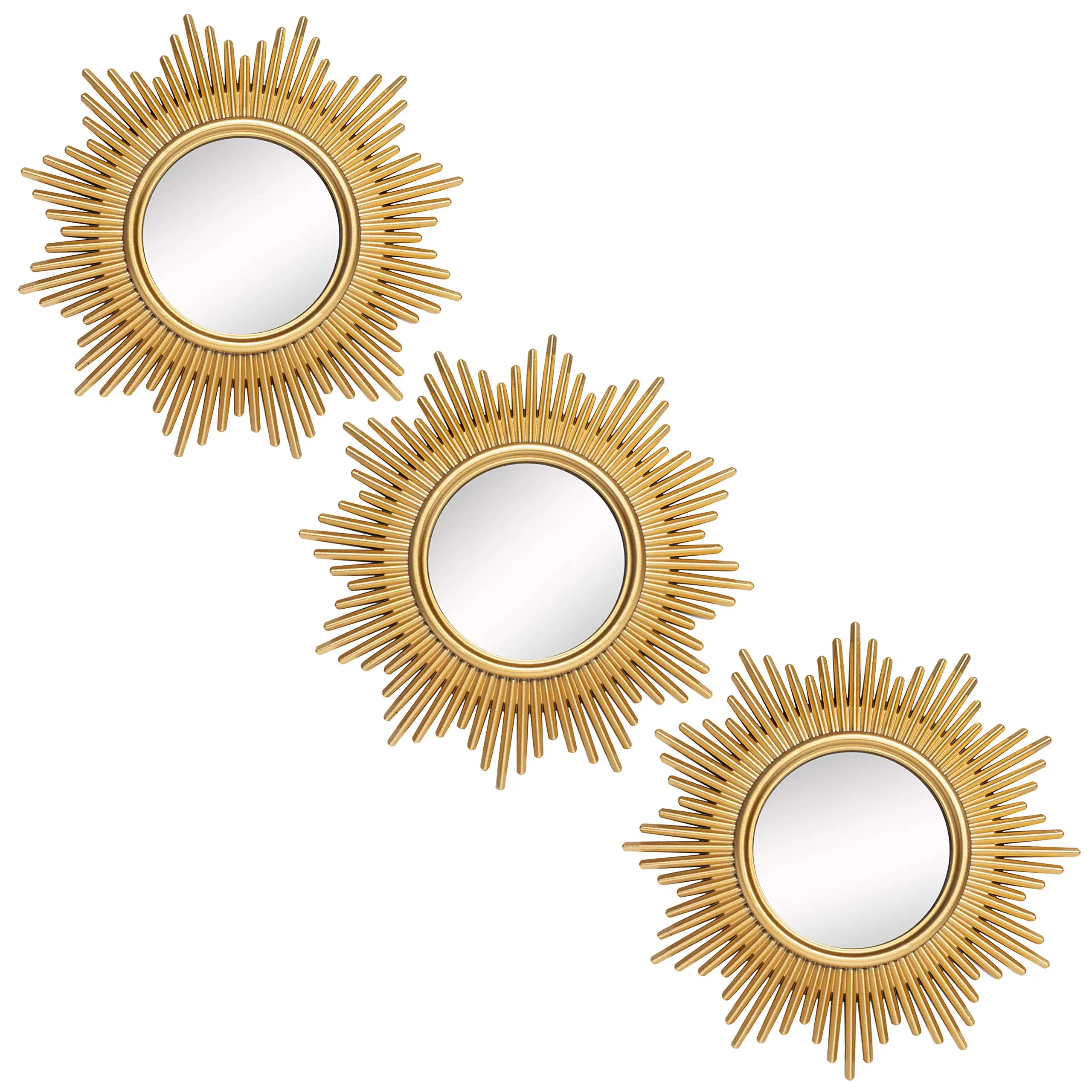 Home Decor Glass Mirror Gold Nordic Bedroom Living Room Modern Set Accents Art Luxury Decoration Other Home Wall Decor for Home