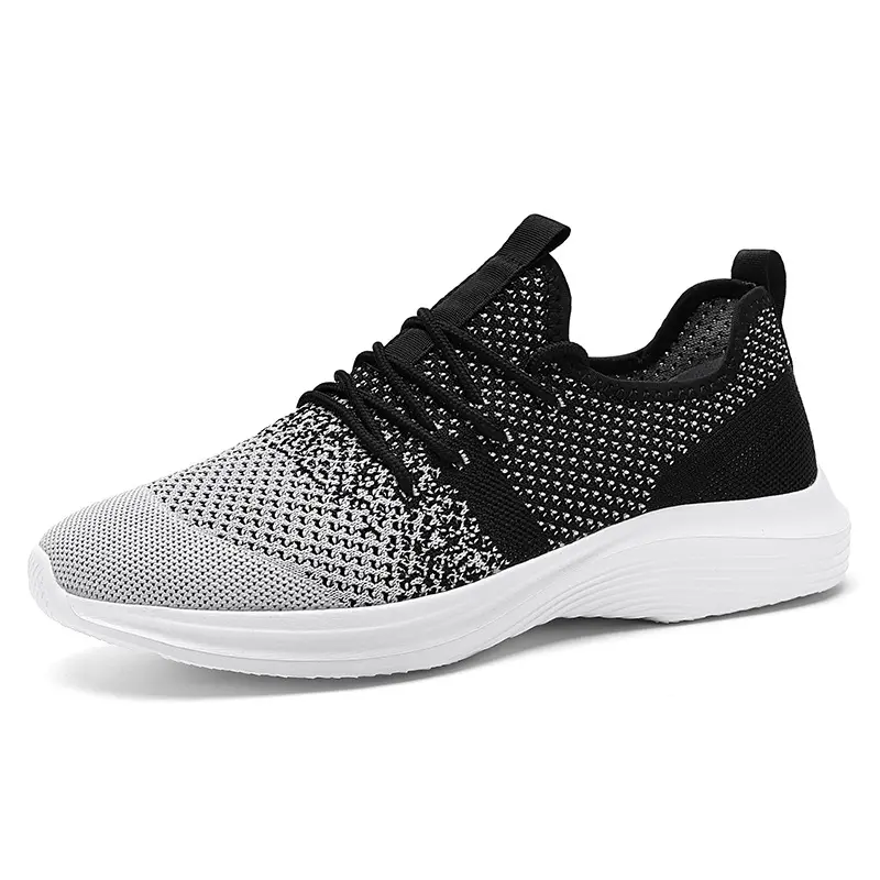 2025 New Spring Unisex Sports Shoes with Lace-Up Breathable Mesh for Running and Travel Comfortable Lightweight Soft Sole