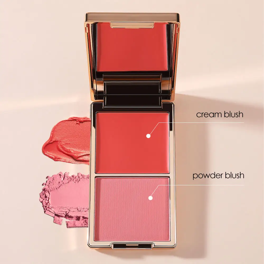 Blush Palette Baked Blush Vegan Blusher Custom Logo Cream High Pigment Blush Wholesale