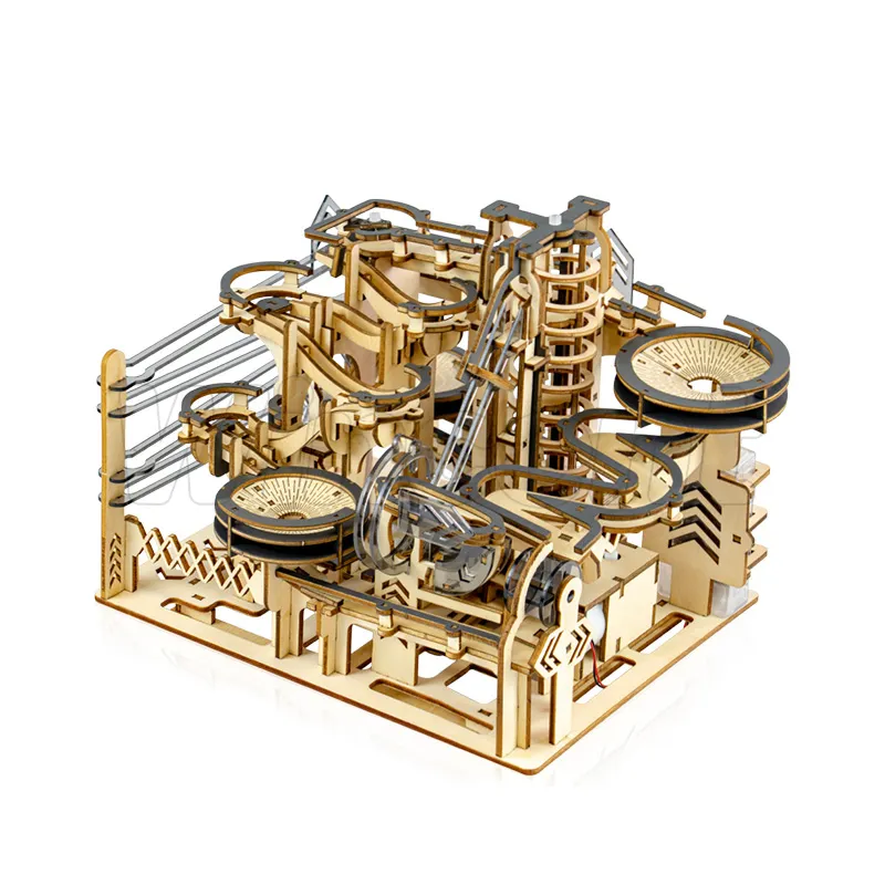 Wincent D070 PZ-044 DIY Assembly Educational Toys 3d Miniature Diorama Wooden Puzzles Adults UV Printed Marble Unisex Jigsaw