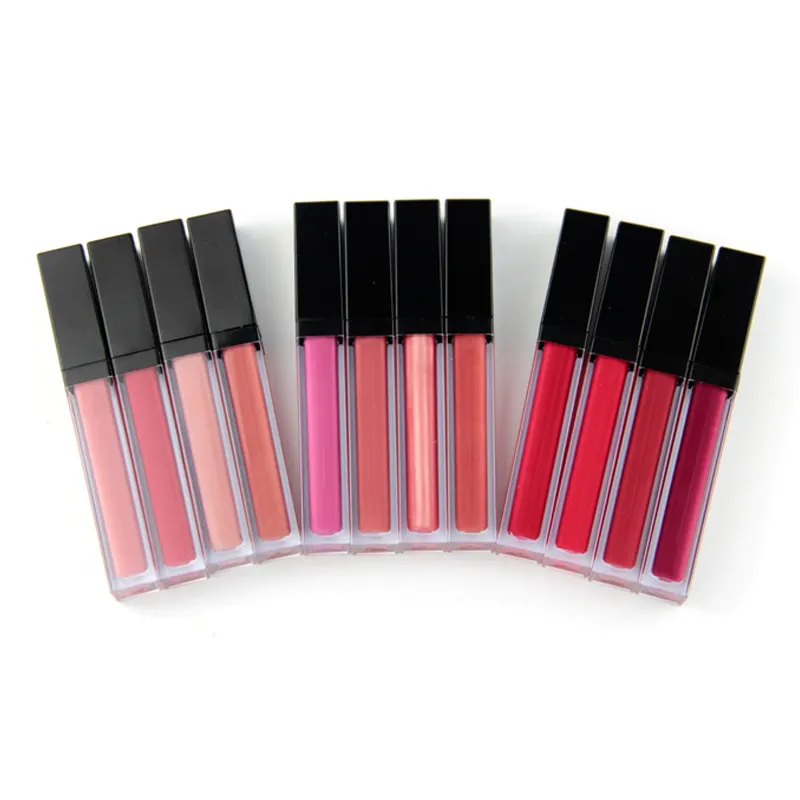 Hot Selling and Long Lasting Waterproof Matte Liquid Lipstick Custom Brand Organic Natural Moisturizing Beauty Lip Glaze