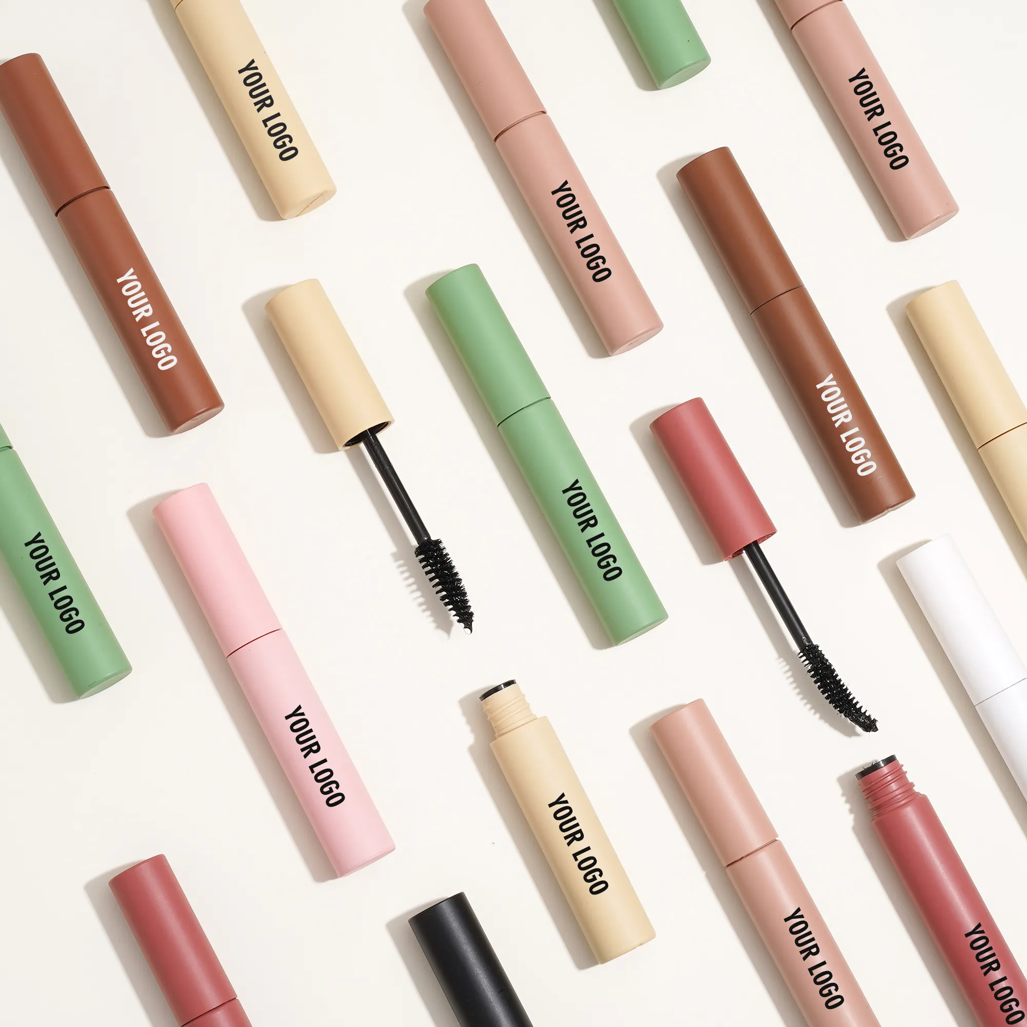 Coating Long Lasting Mascara Formula Waterproof extra Volume OEM Custom logo Private Label Mascara Vegan Cruelty Free Big Brush