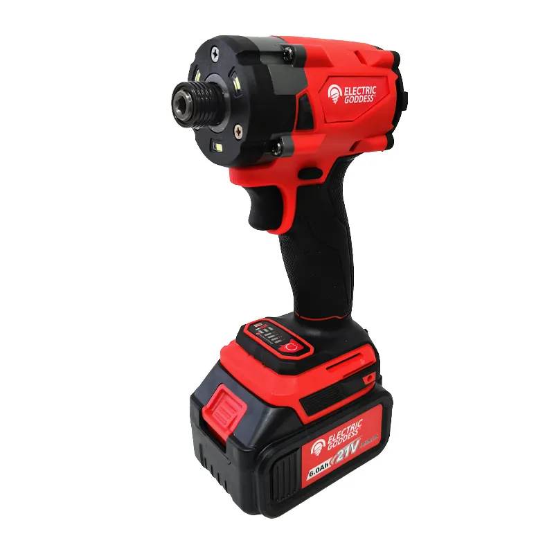 Electric Goddess for 18V Battery 3 LED Suitable Brushless Motor 220N. M Torque Tool Cordless Starter Impact Screwdriver