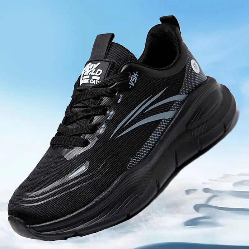 Factory Price Casual Men's Women's Sports Shoes Sticky Mesh Breathable High Elastic Soft Sole Summer Spring Winter Running Shoes