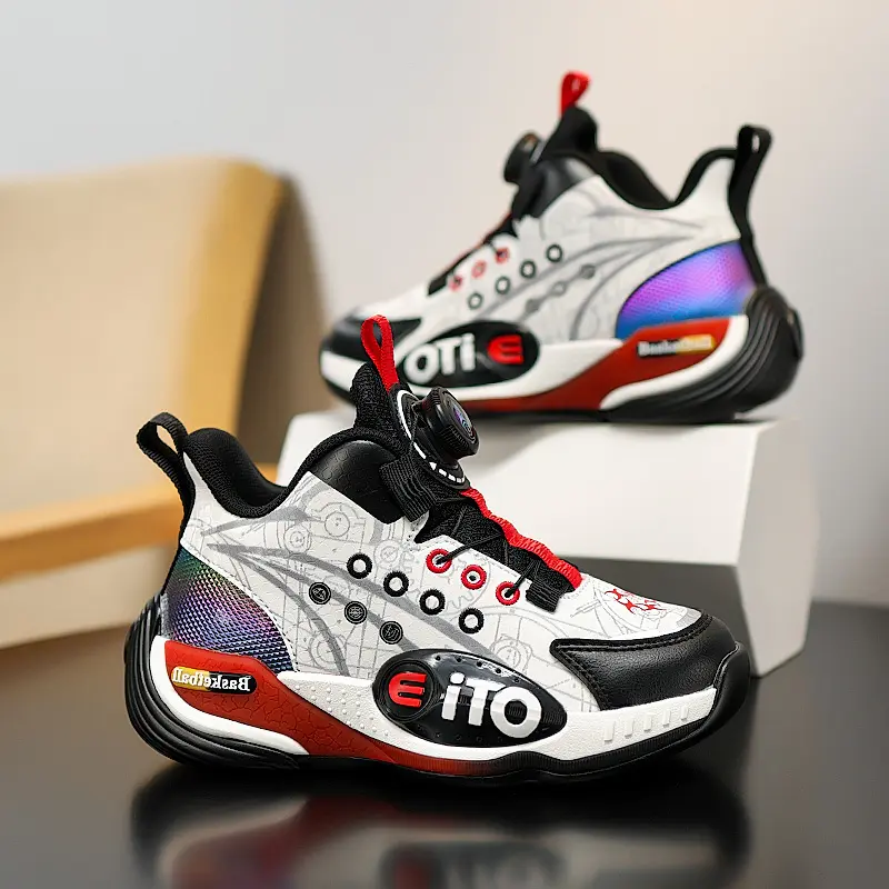 Children's Sport Shoes 2026 New Fashion Boys Mesh Breathable EVA Upper TPR Midsole Casual Sneakers Non-slip Outdoor Shoes