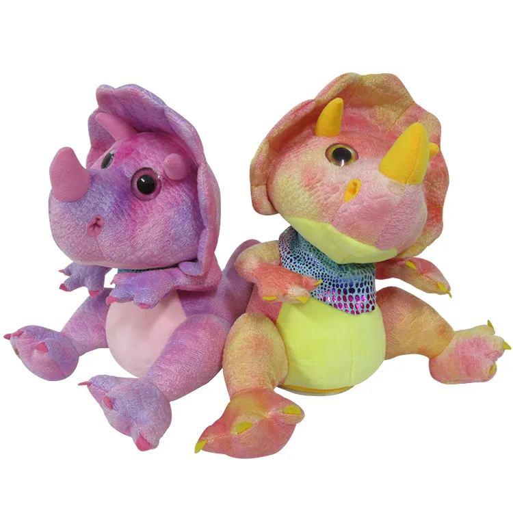 Electronic Dinosaur Plush Toy with Big Eyes Movement Singing and Dancing Tiger-Filled with PP Cotton