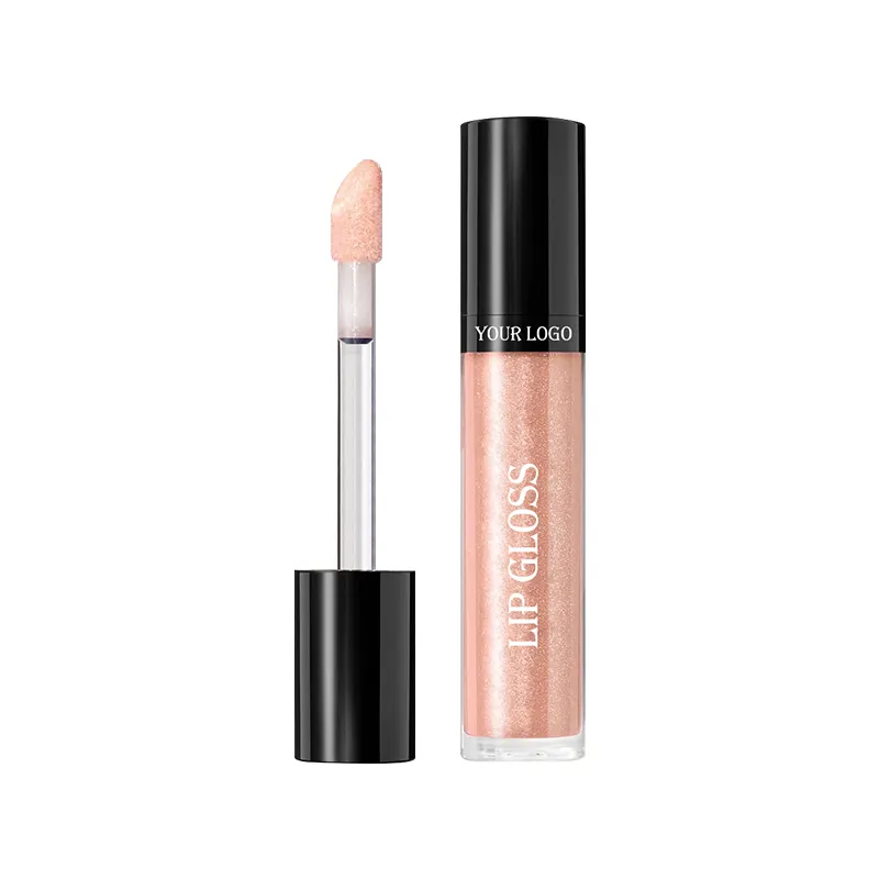 Cosmetics Manufacturers Factory's Custom 1000pcs Korean Lip Gloss Cruelty-Free Vegan Moisturizing Lightweight Glossy Mineral