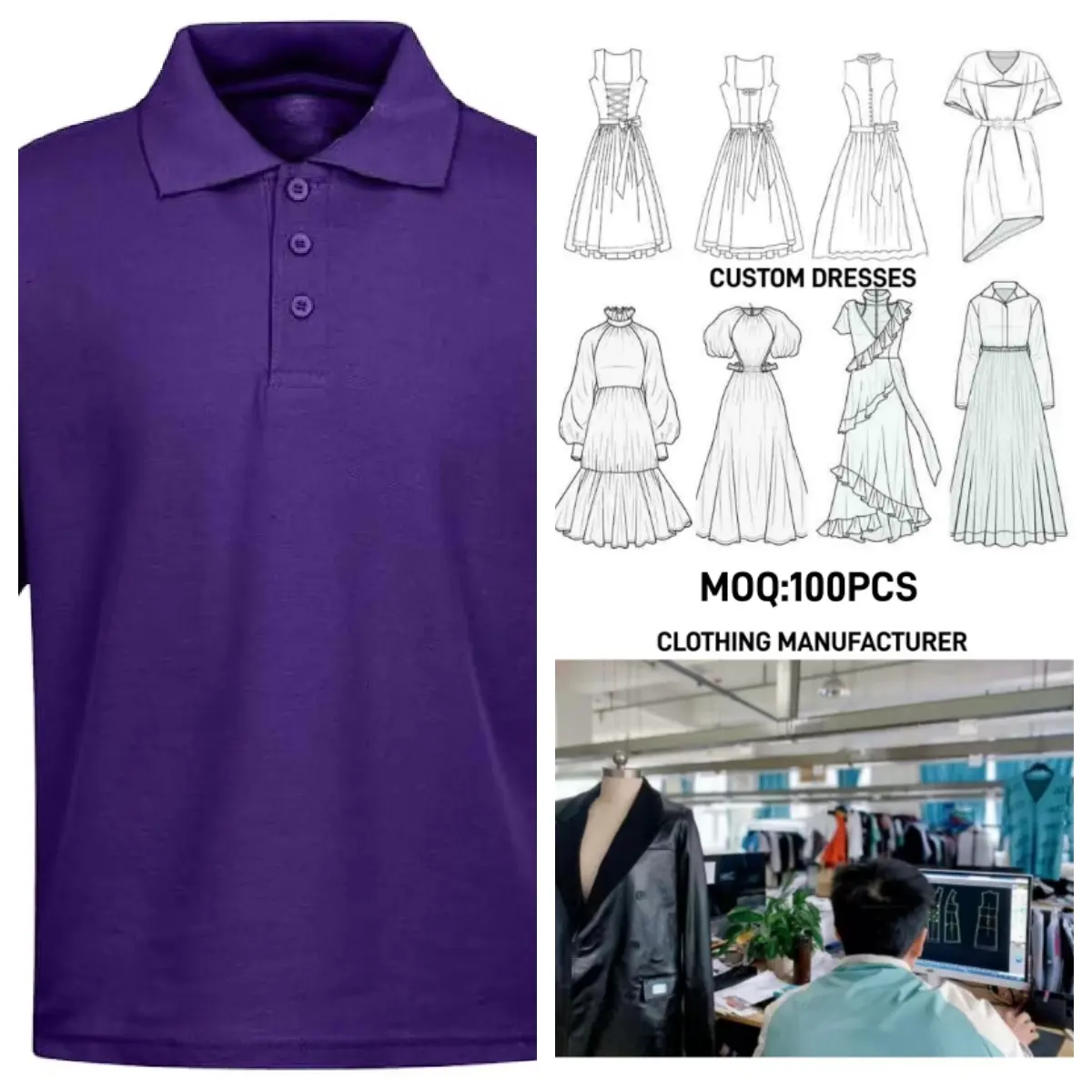 OEM/ODM Men's Cotton+Polyester Knitted Embroidered for Shirt Short Sleeve Solid Style Casual Wear ODM Quick Dry White