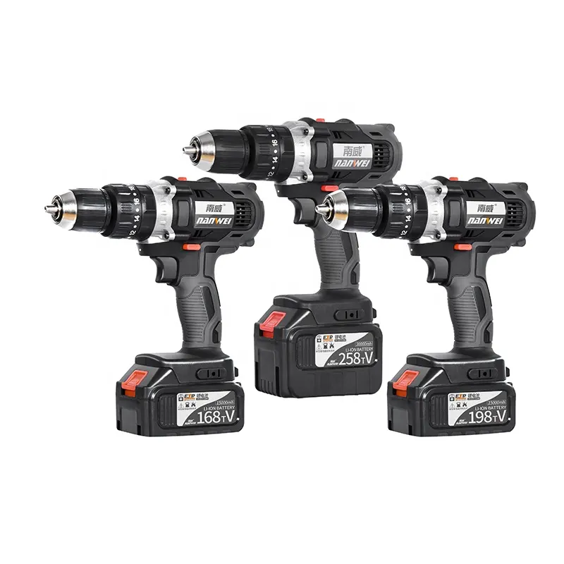Heavy Duty Brushless Cordless Drill Impact Drill Power Tools