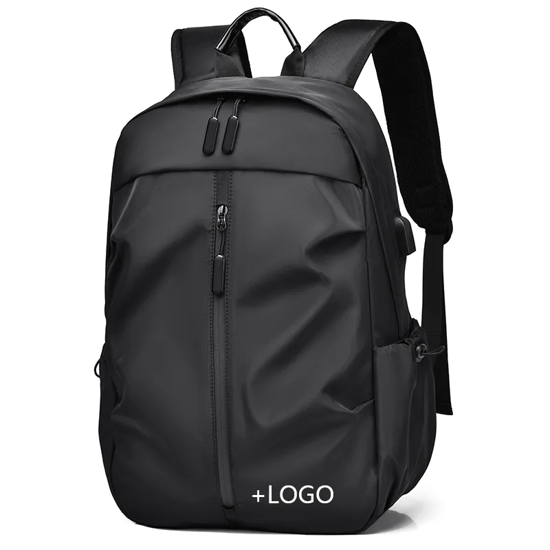 Unisex Stylish Large Capacity Laptop Backpack Comfortable Lightweight Travel Bag Durable Waterproof Zipper Closure Polyester