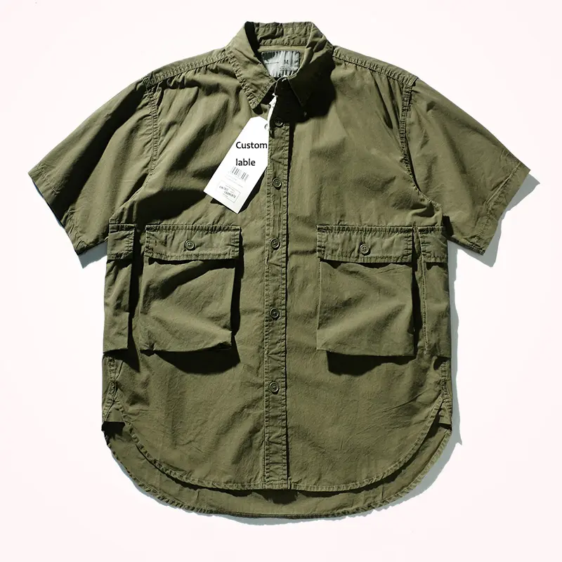 US Style 100% Cotton Shirt Men Plus Size Shirt 4XL 5XL 6XL Summer Men Shirt