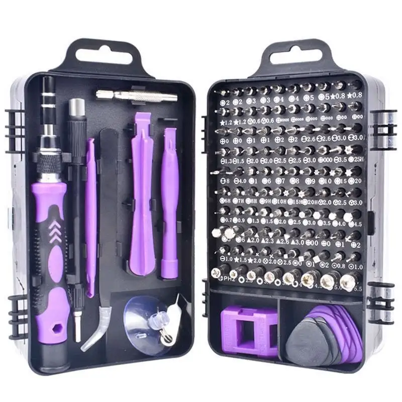Hot Selling Multifunctional Portable Screwdriver Set for Mobile Phone Disassembly Notebook Watch Repair Cross-Border Supply