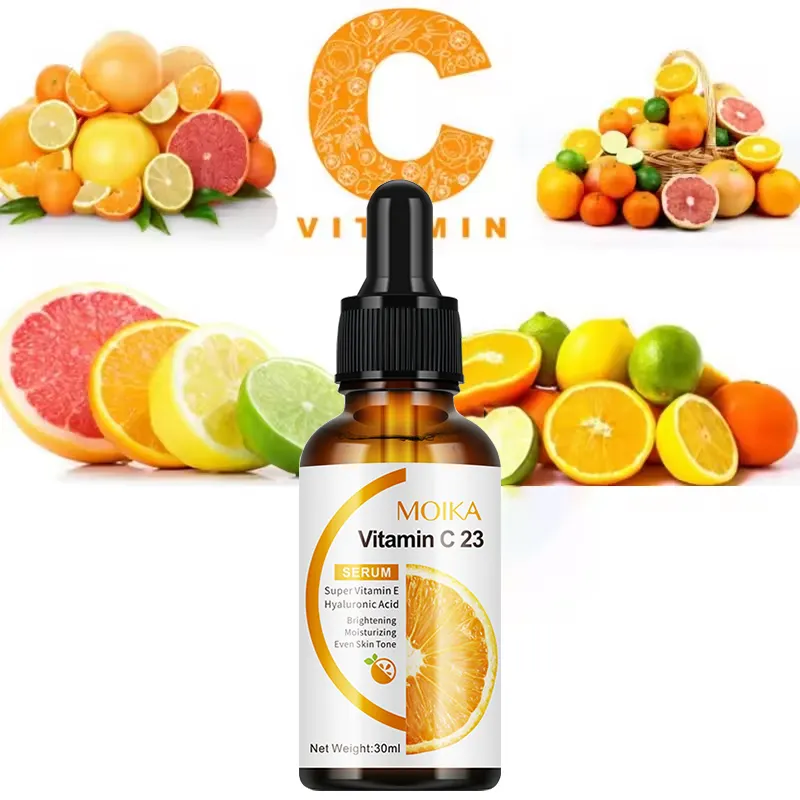 Whitening Brightening Anti Aging VC Face Serum Private Label Natural Organic Anti-wrinkle Vitamin C Face Serum